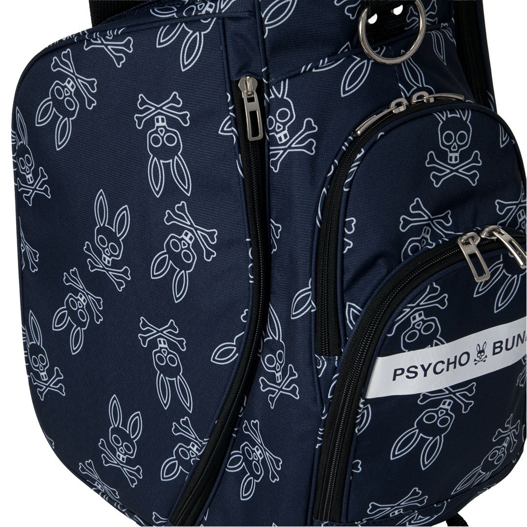 Psycho Bunny LWG Lightweight Golf Stand Carry Bag 4-Way Divider Navy 2026 New
