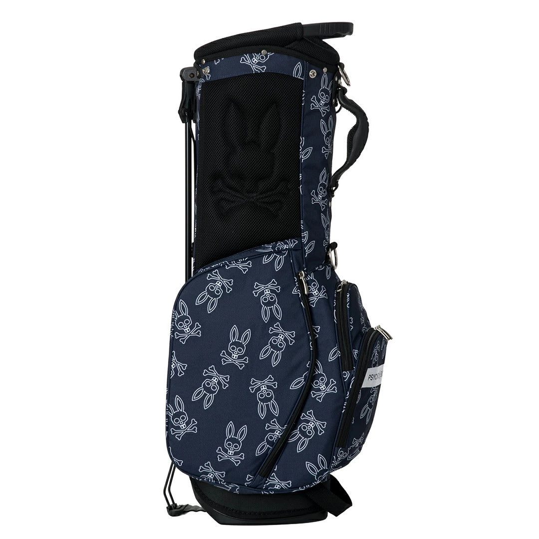 Psycho Bunny LWG Lightweight Golf Stand Carry Bag 4-Way Divider Navy 2026 New