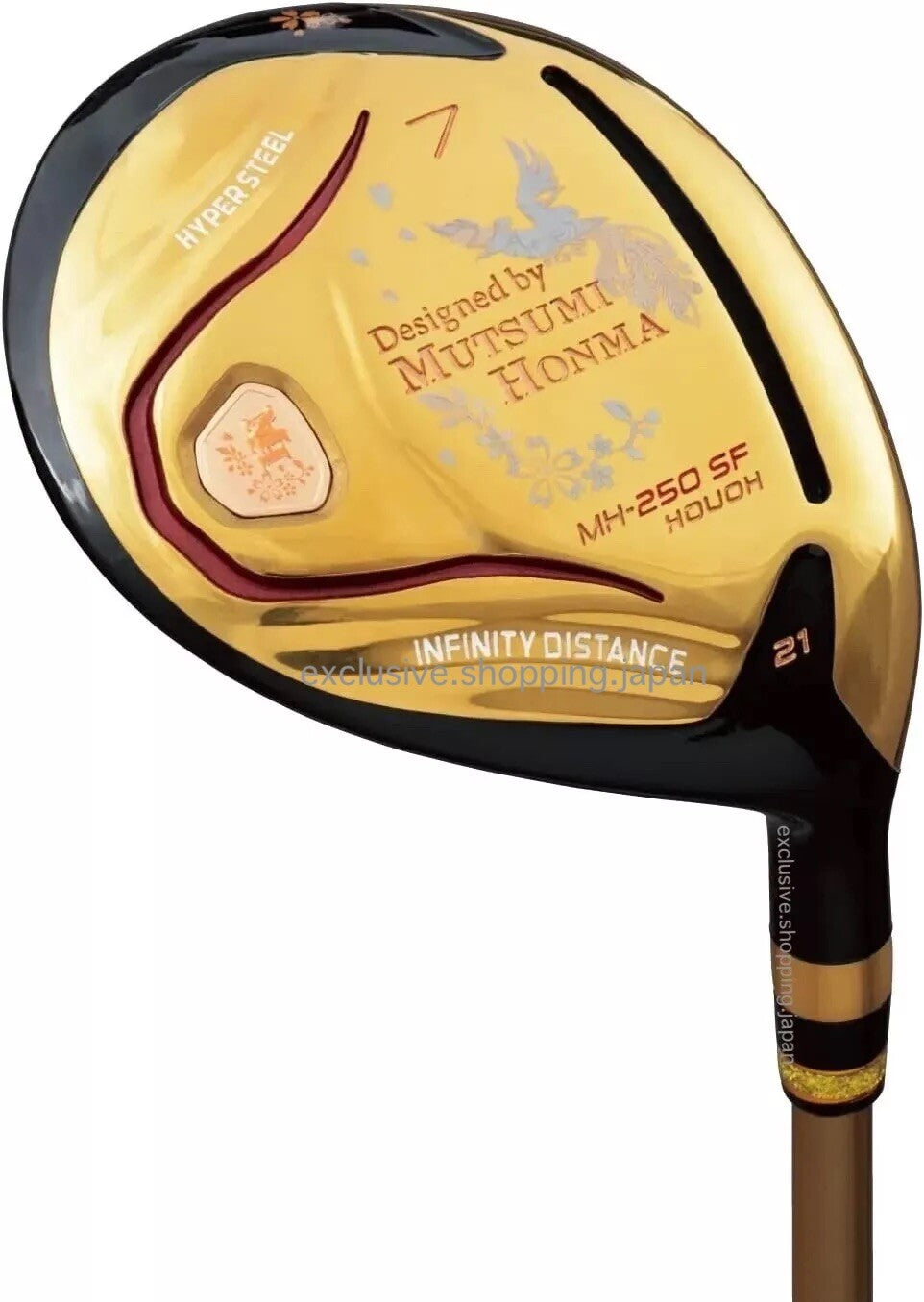 Mutsumi Honma Golf Club Fairway Wood 7W 21° MH250SF Phoenix FW Flex R SR Shaft