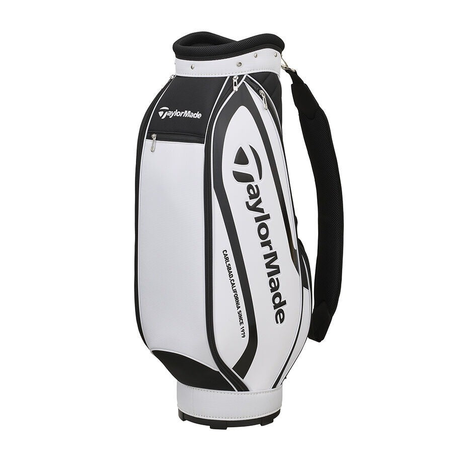 TaylorMade Golf True Light Cart Bag 9 x 47" 5-way Lightweight 2026 White/Black