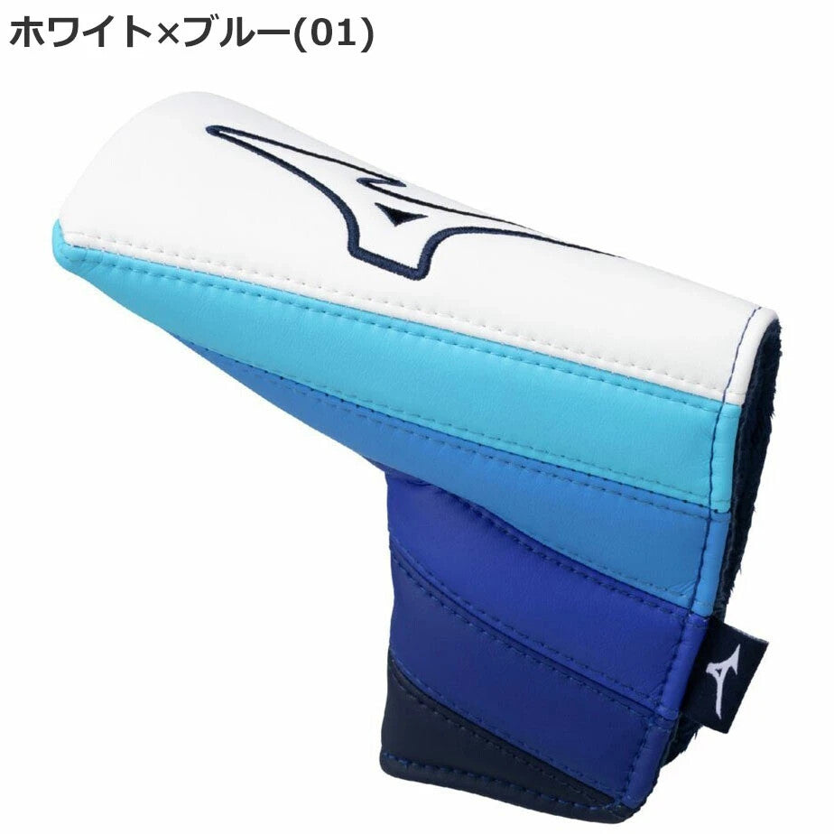 Mizuno Golf Putter Blade Headcover PT Cover Tour Series 2025 Model White/Blue