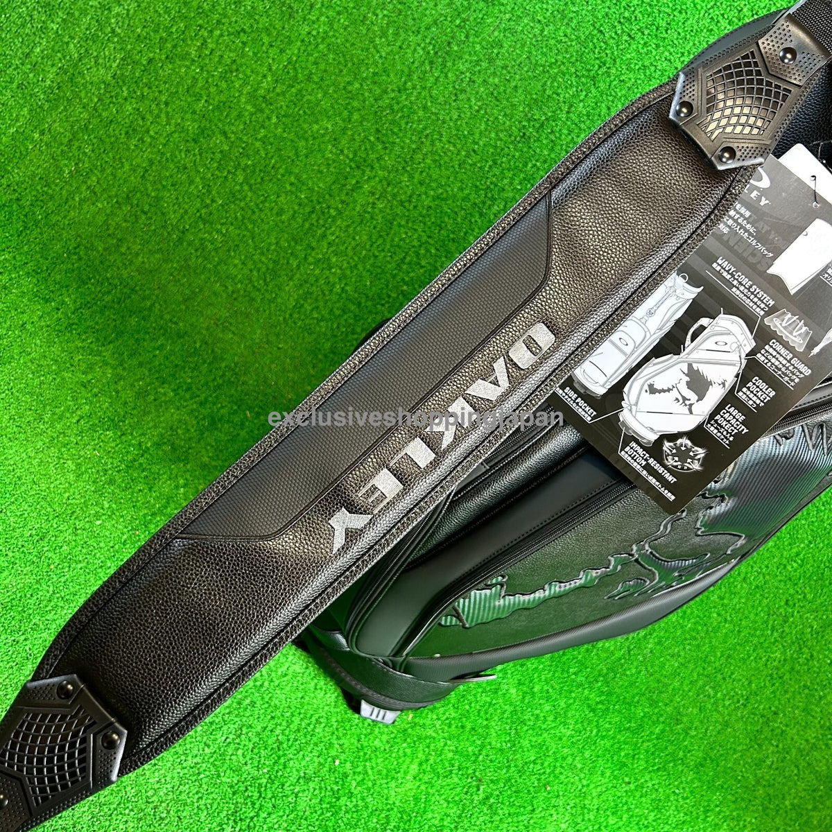 Oakley Golf Cart Bag Skull 18.0 9.5 x 47in 5-way Divider Blackout 2025 Model New