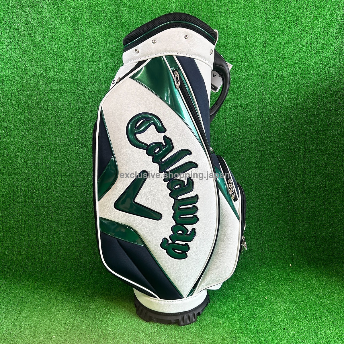 Callaway Golf Exia Cart Bag 25JM 9.5 x 47inch 5-way 4.0kg 2025 White/Green New
