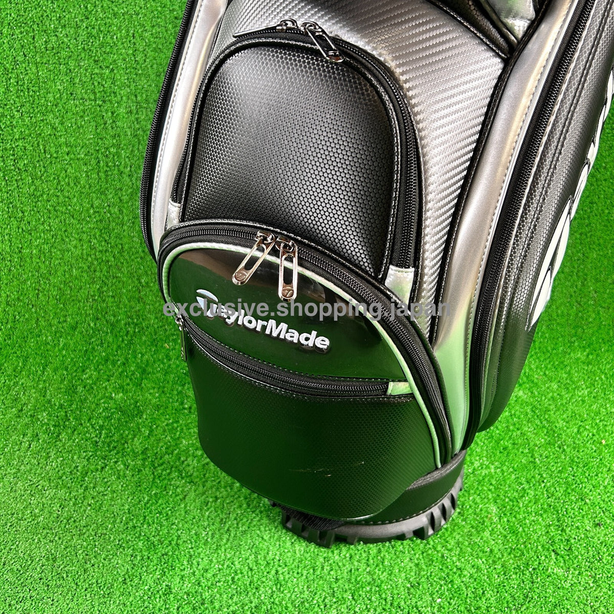 TaylorMade Golf Auth-tech Cart Bag 9 x 47in 4-way 2025 Model Black / Gunmetal