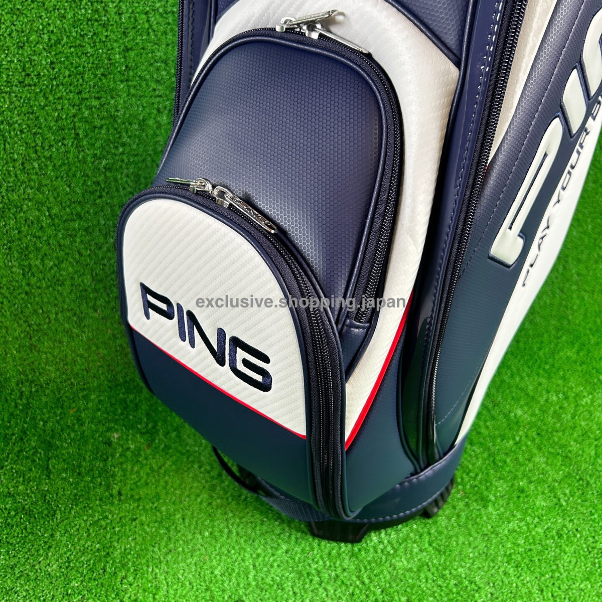 Ping Golf XLT Cart Bag 9in Navy 5-way Divider 2025 Model Lightweight 2.9kg PSL
