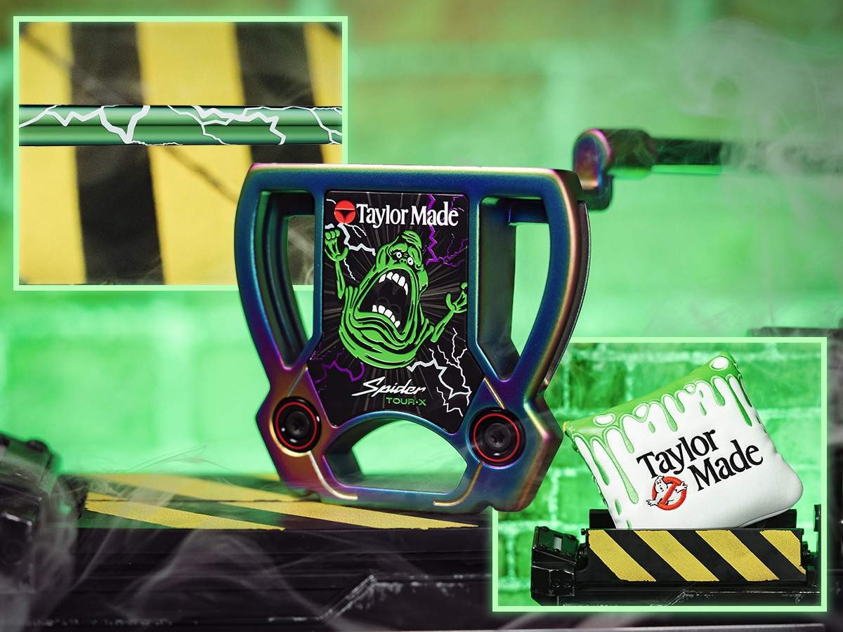 TaylorMade Ghostbusters Slimer Spider Tour X Putter 34in Crank Neck Limited 2026