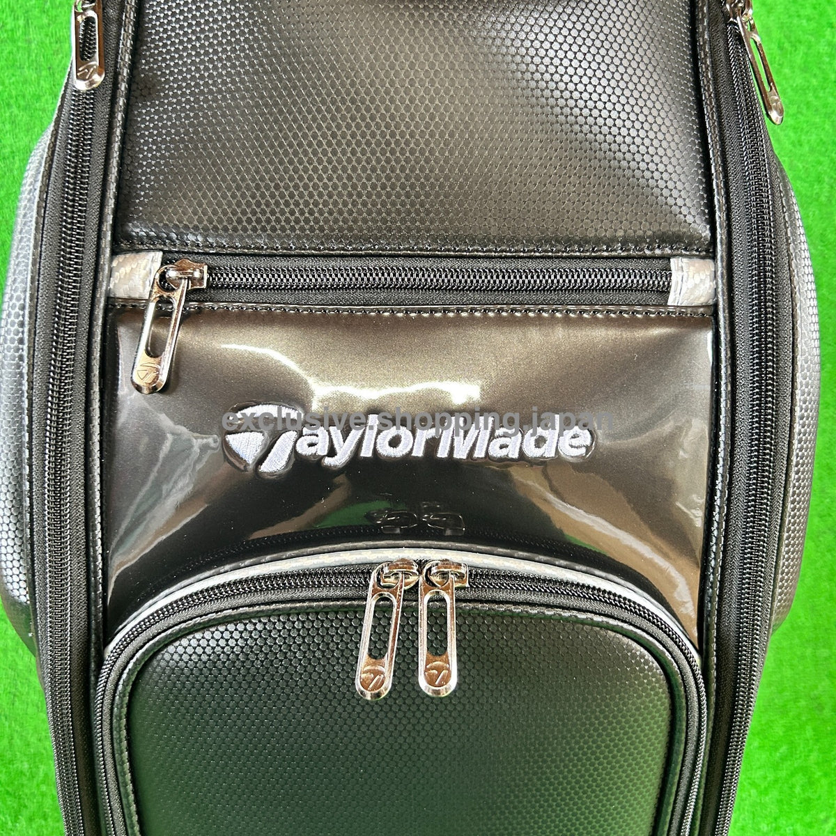 TaylorMade Golf Auth-tech Cart Bag 9 x 47in 4-way 2025 Model Black / Gunmetal