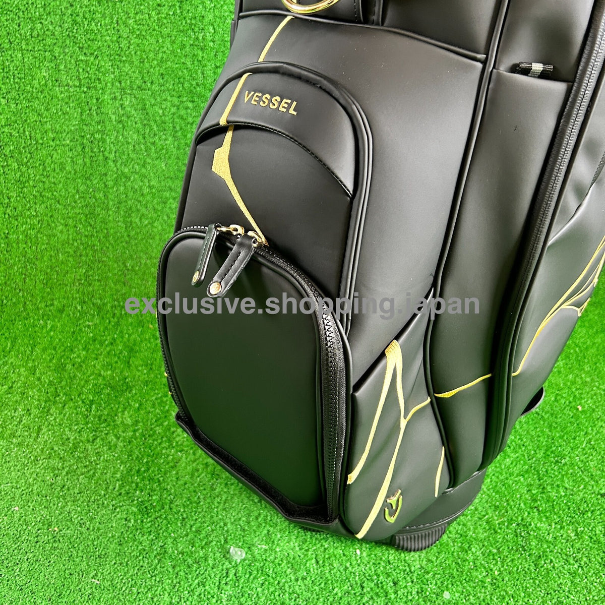 VESSEL Golf LUX 7 JP 2.0 Cart Bag Japan Exclusive 9 x 47in 7-way 2025 Kintsugi