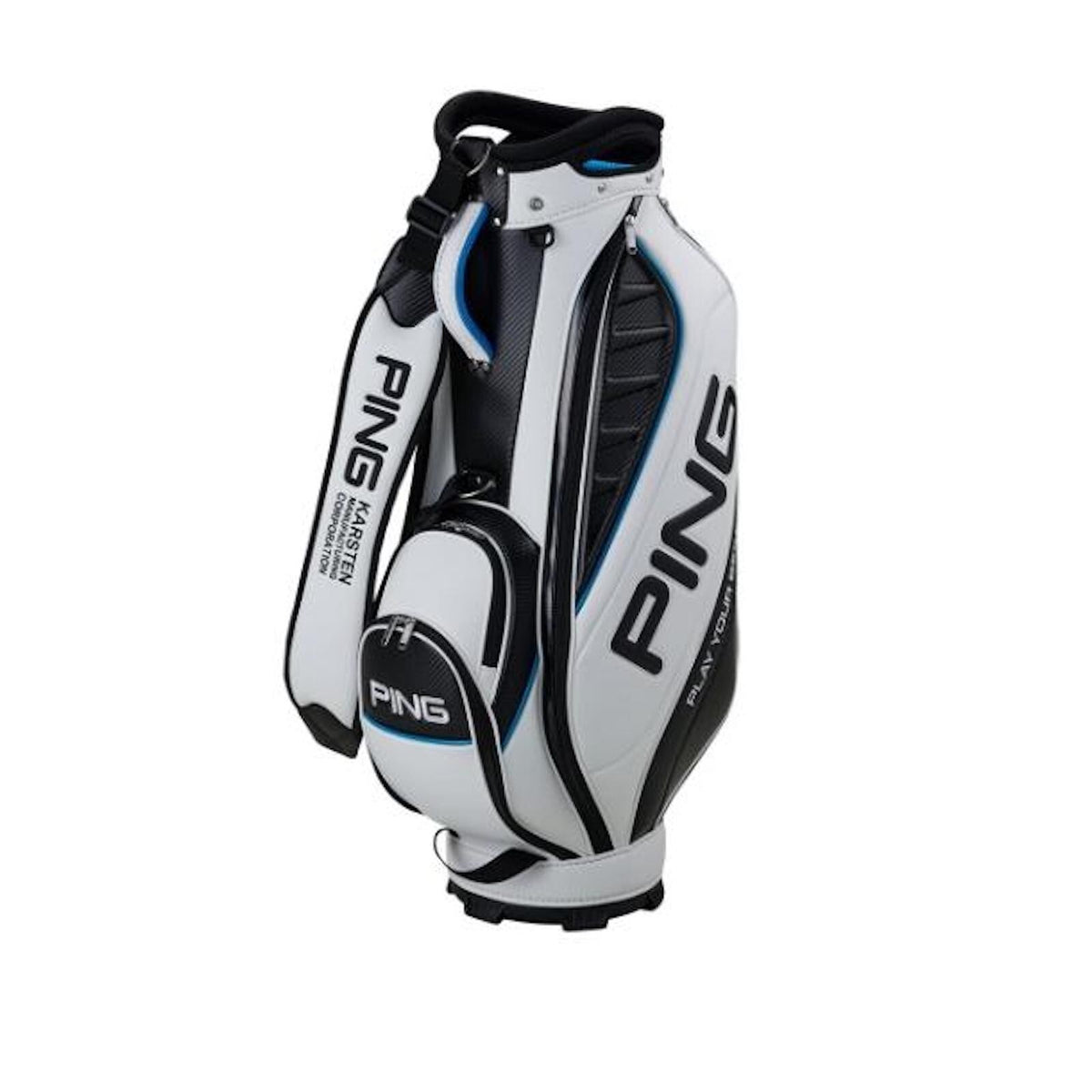 Ping Golf XLT Cart Bag 9in White 5-way Divider 2025 Model Lightweight 2.9kg PSL