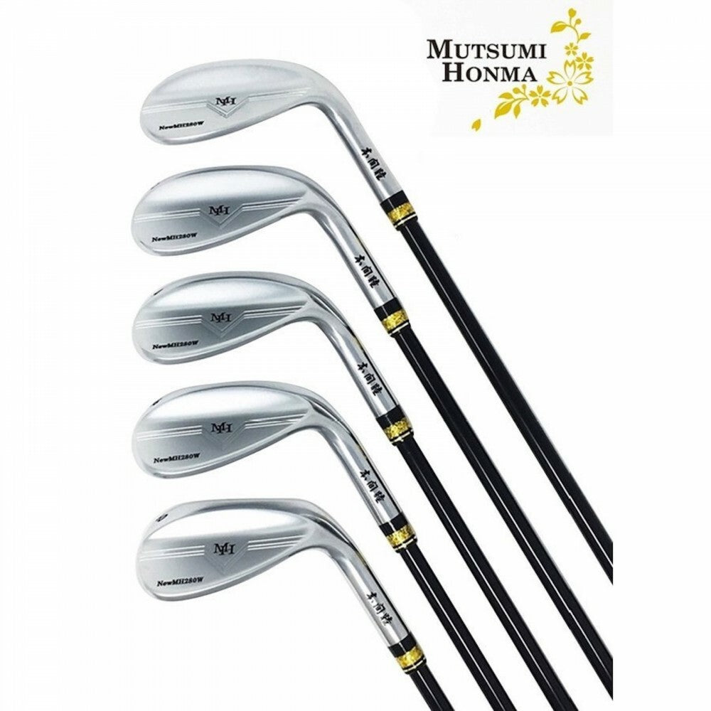 MUTSUMI HONMA Club MH280W Wedge Loft 58 Flex-SR Carbon Shaft Right Hand RH Iron
