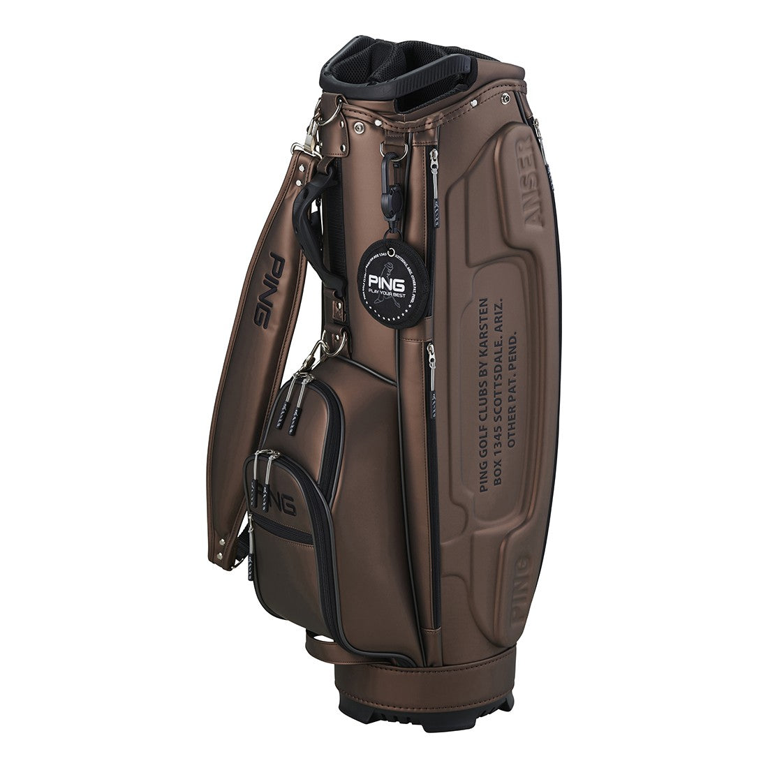 PING ANSER 60th Anniversary Golf Cart Bag 7-Way Divider Putter Well Bronze 2026