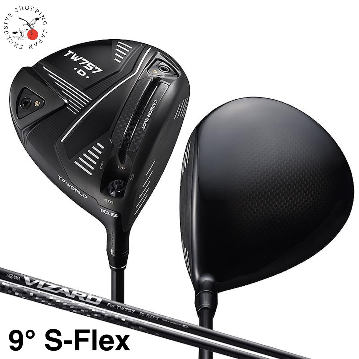 HONMA Tour World 2022 TW757 Type-D Driver 9.0 Vizard 50 Graphite Shaft S-Flex