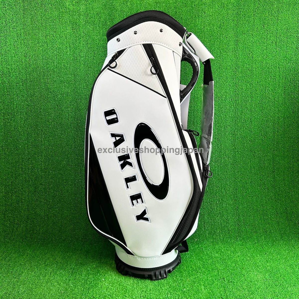 Oakley Golf Cart Bag 9.5 x 47inch 18.0 2025 Model 5-way Ellipse Logo PU White