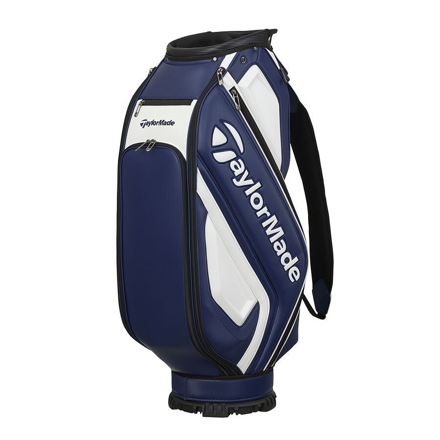 TaylorMade Golf Auth-tech Cart Bag 9.5 x 47in 4-way Men's 2025 Model Navy/White