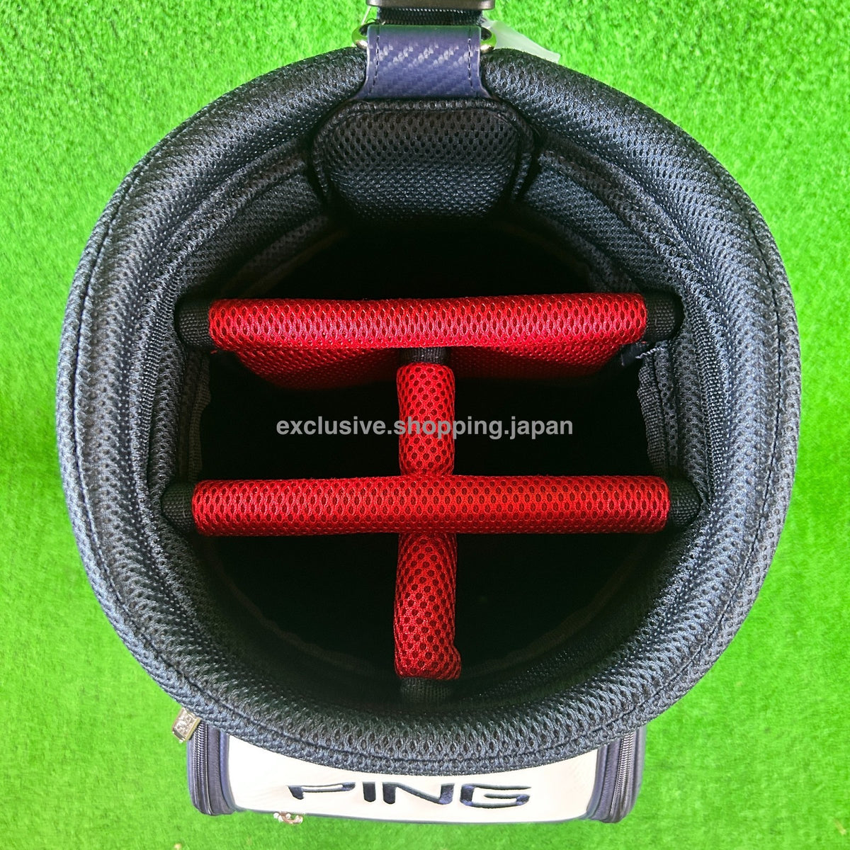 Ping Golf XLT Cart Bag 9in Navy 5-way Divider 2025 Model Lightweight 2.9kg PSL