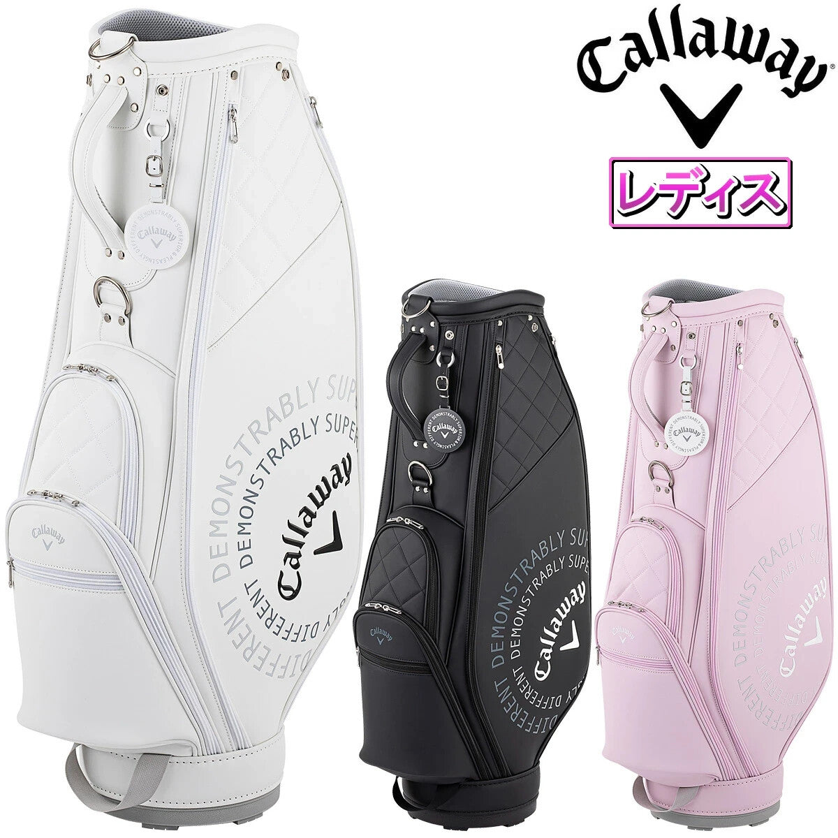 Callaway Golf Uptown Womens Cart Bag Ladies 25JM 8.5 x 47in 5-way 2025 New Pink