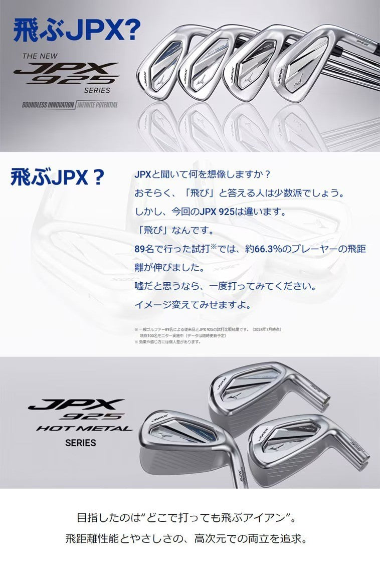Mizuno JPX 925 Hot Metal Iron Set #6-pw 5p R-Flex N.S.PRO 950GH neo Steel 2025