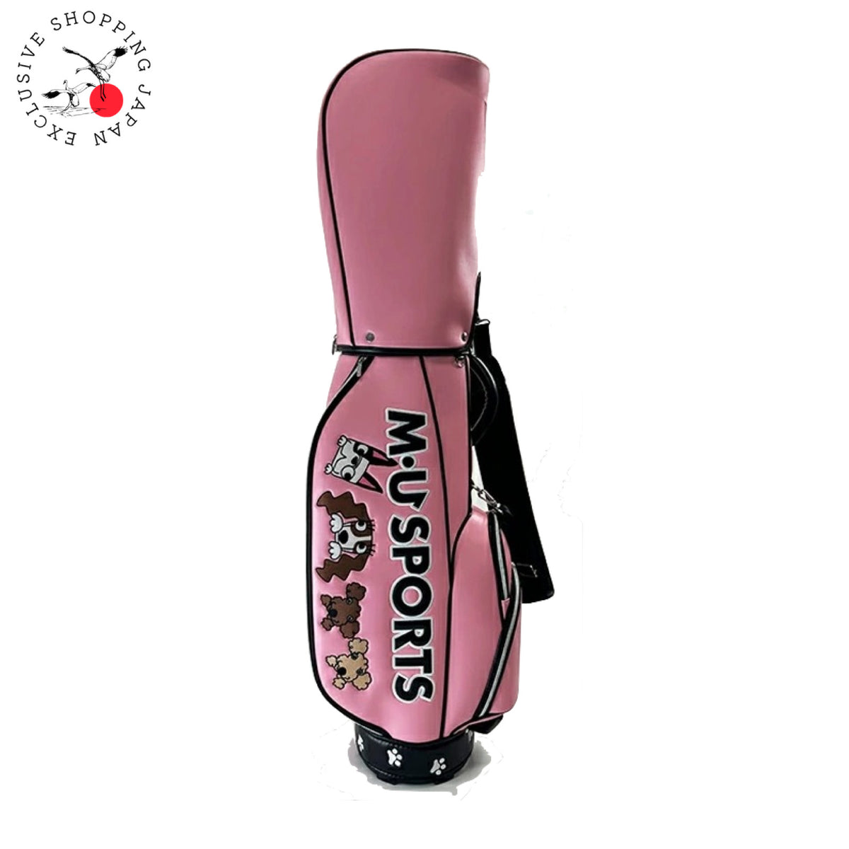 MU SPORTS Golf Cart Bag Pink 8.5in 5-way Divider 3.8kg Popular Reissue Model New