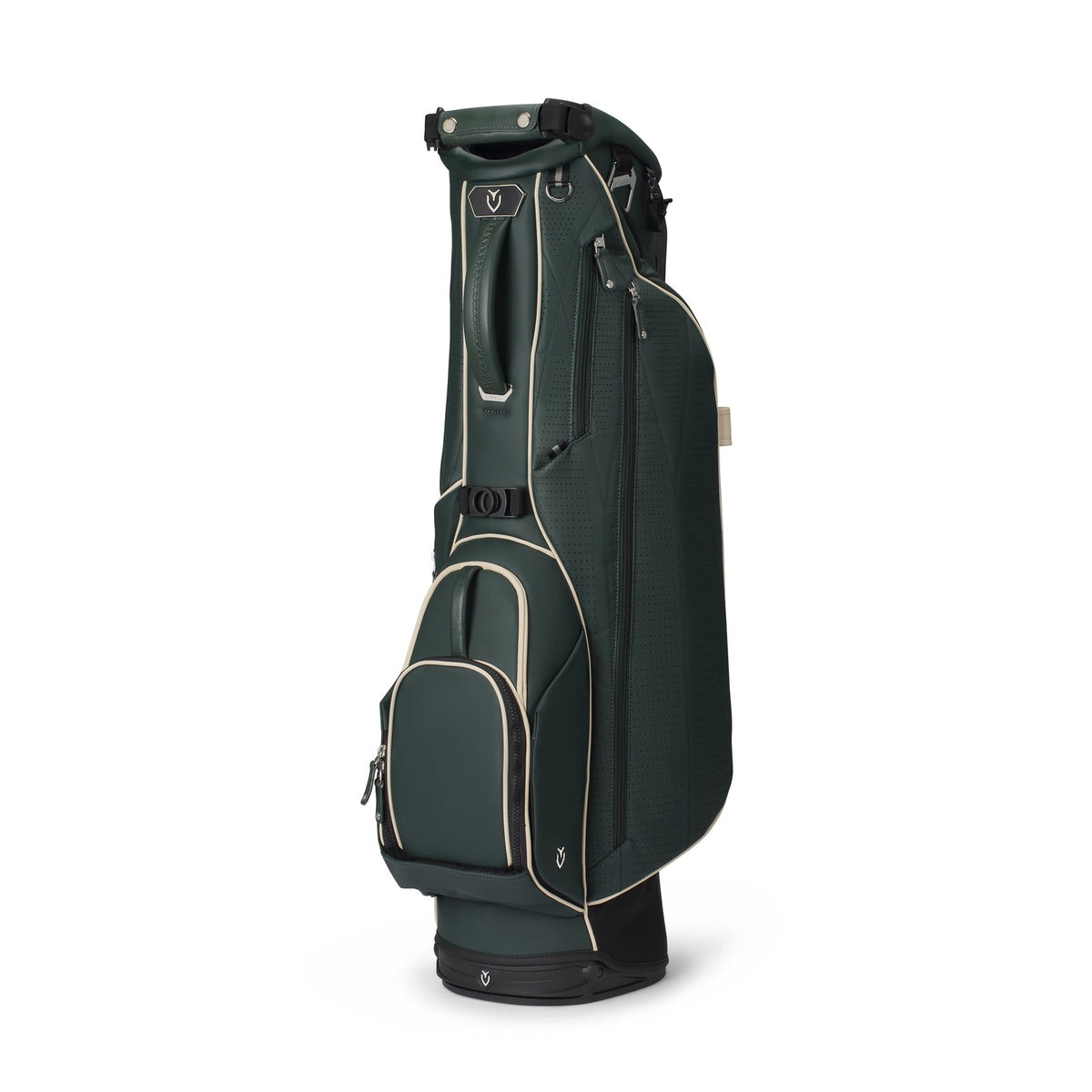 VESSEL Lux Stand Carry Golf Bag Crewe Design 4-Way Divider Cascade Green Limited