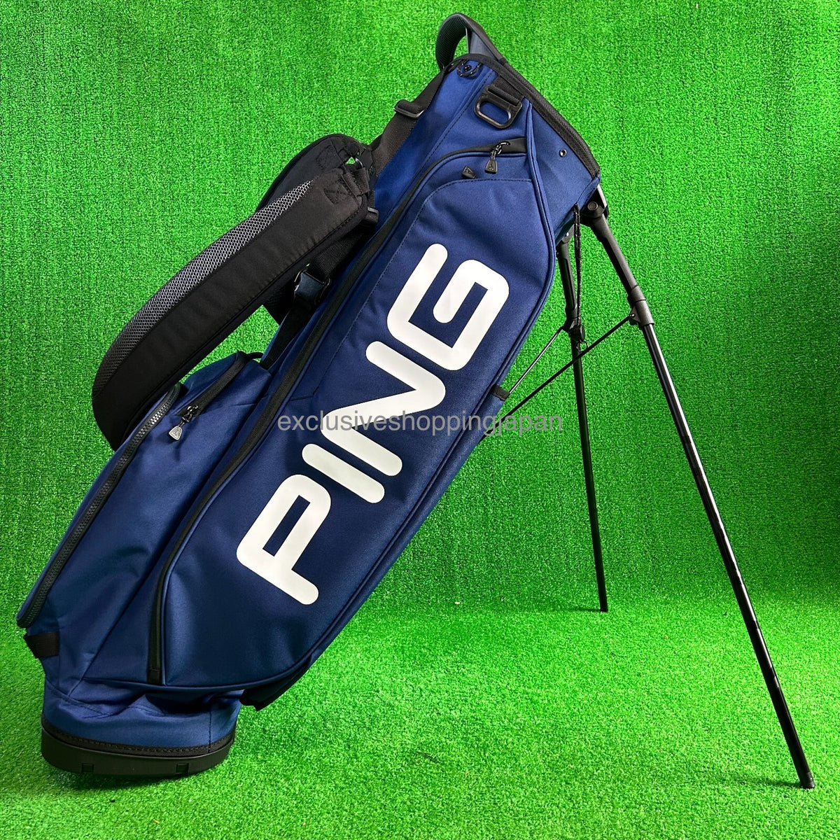 Ping Golf Hoofer Lite Custom Carry Stand Bag 8.5in 4-way Lightweight Navy/White