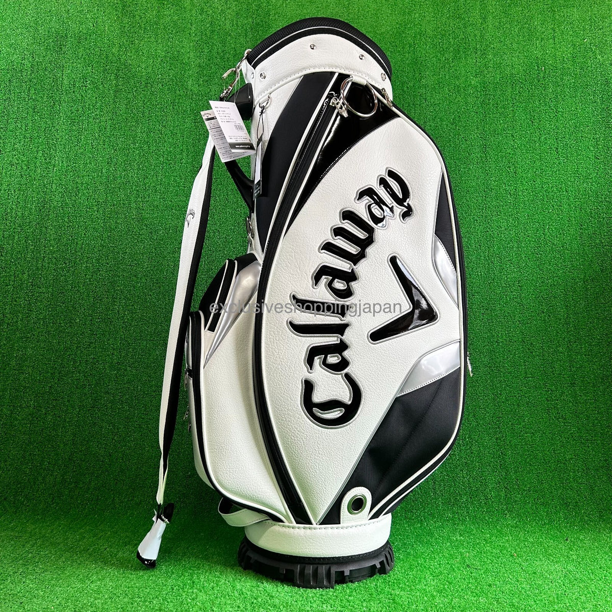 Callaway Golf Exia Cart Bag 25JM 9.5 x 47inch 5-way 4.0kg 2025 White/Black New
