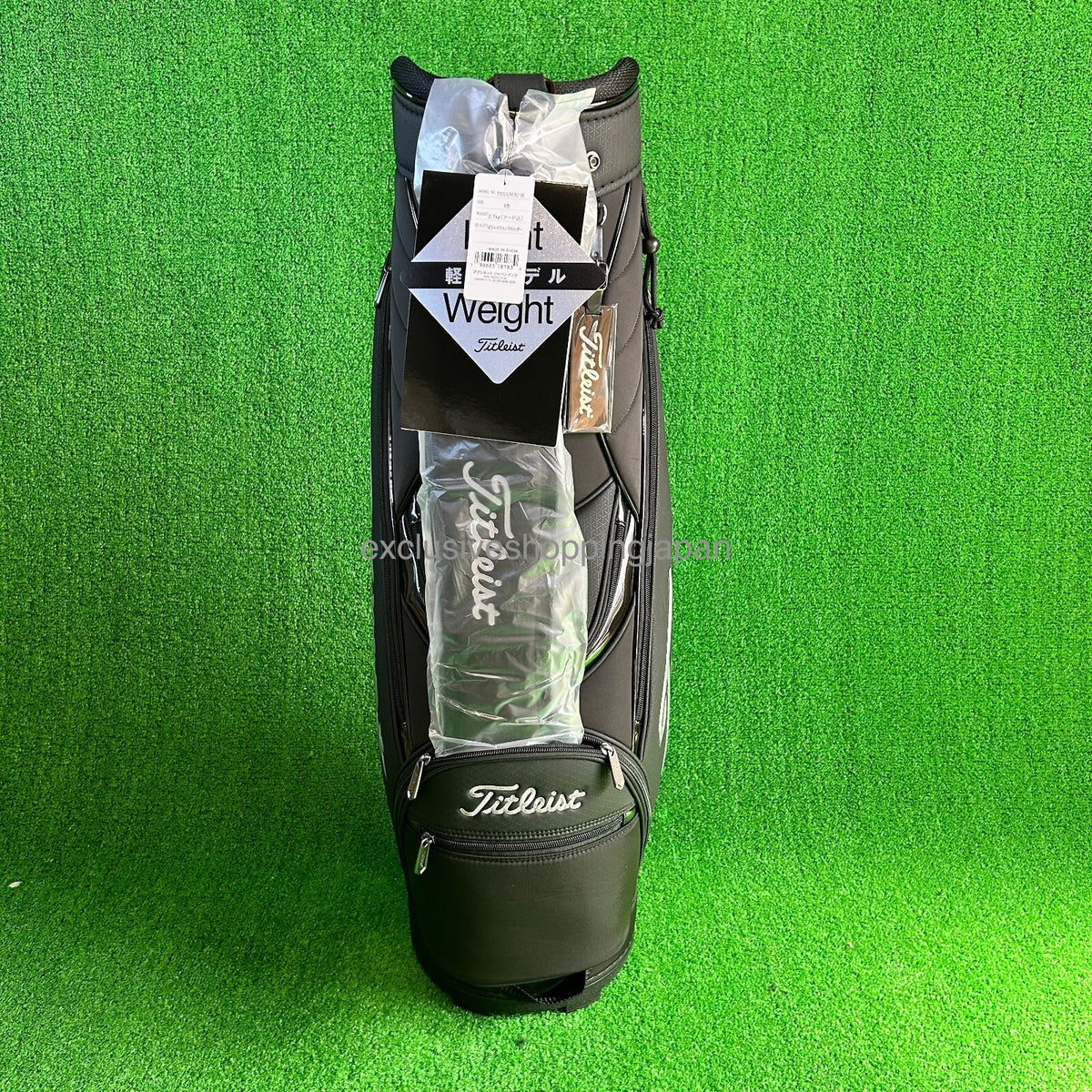 Titleist Golf Cart Bag Aspire 9 x 47in 5-way 2023 Model Lightweight 2.7kg Black