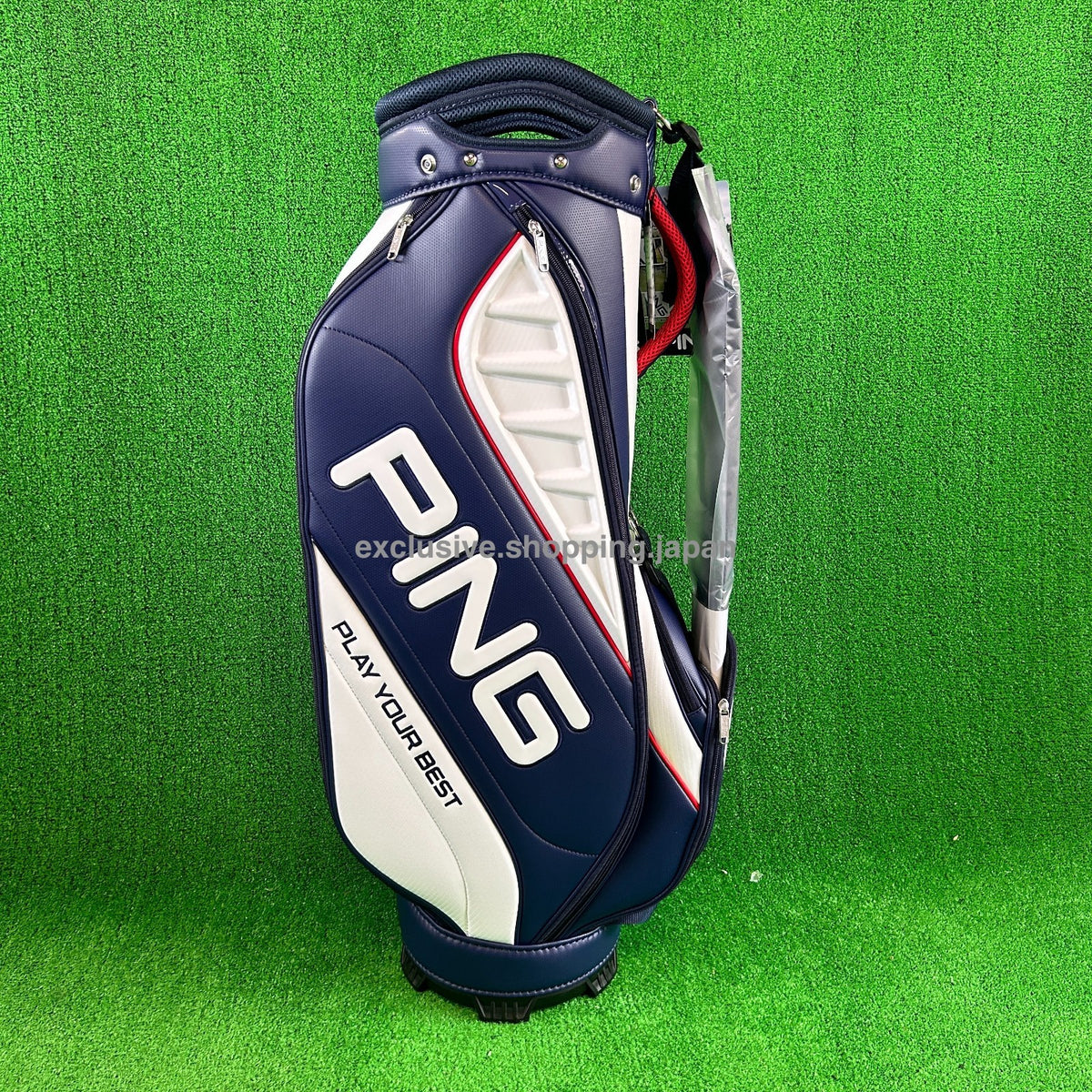 Ping Golf XLT Cart Bag 9in Navy 5-way Divider 2025 Model Lightweight 2.9kg PSL