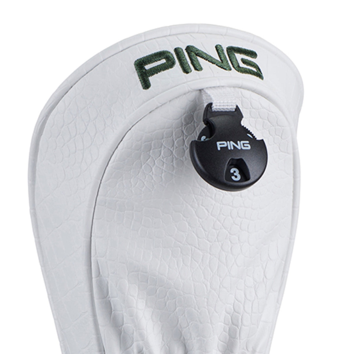 PING Heritage Collection Fairway Wood Head Cover Crocodile PU Black Numbered New
