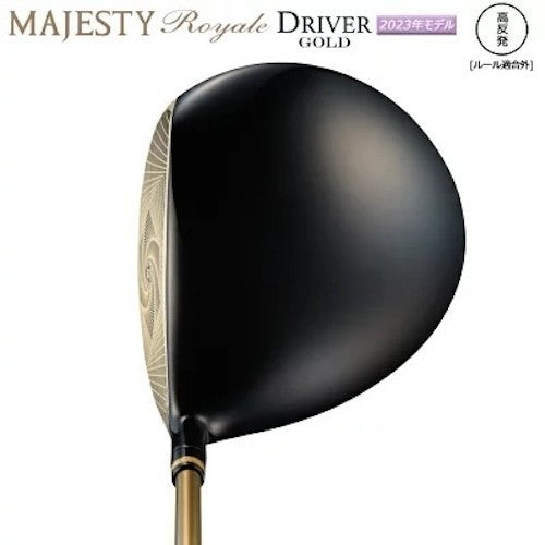 Majesty Golf Royale 2023 Gold Driver High-COR 10.5° S-Flex LV 550 Graphite Shaft