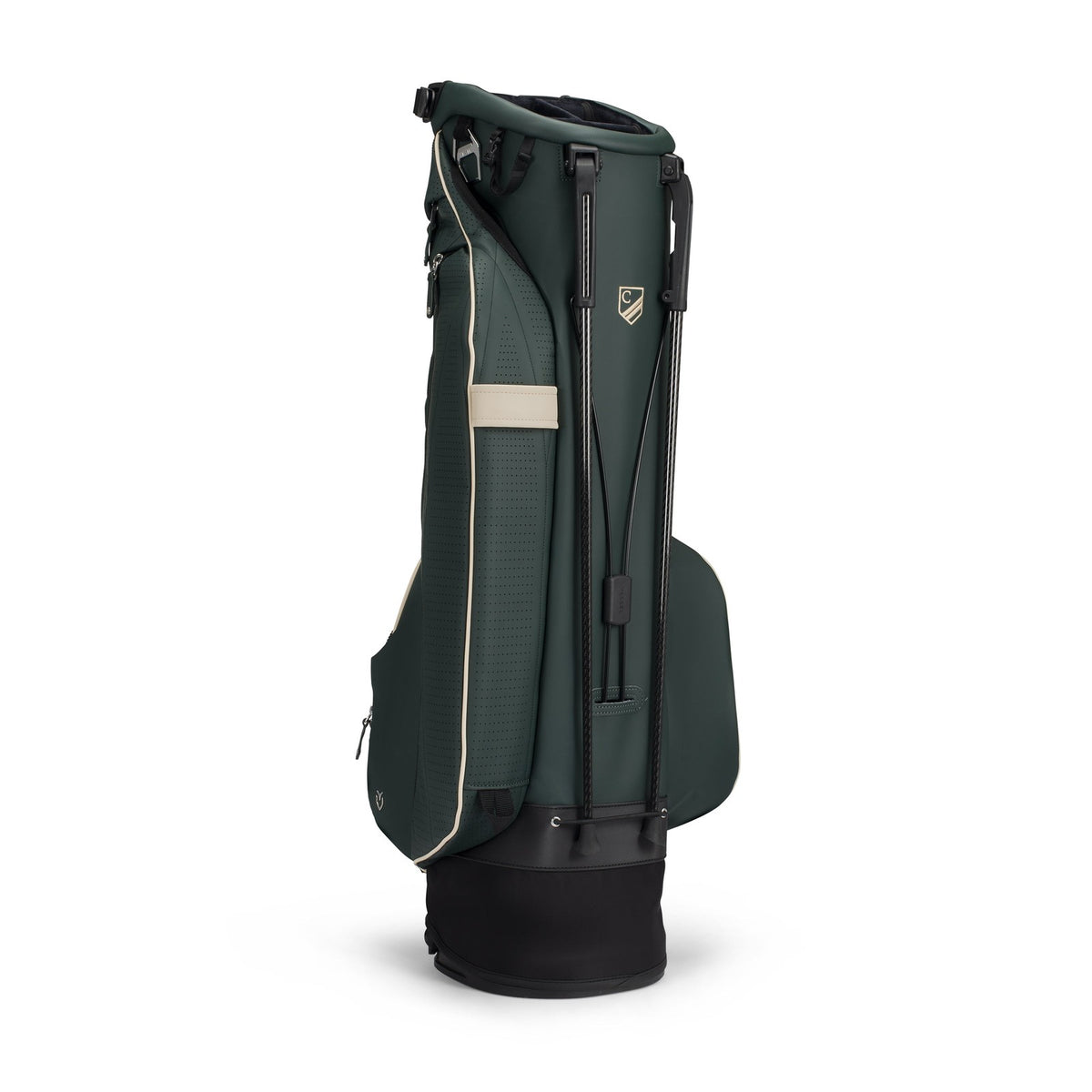 VESSEL Lux Stand Carry Golf Bag Crewe Design 4-Way Divider Cascade Green Limited