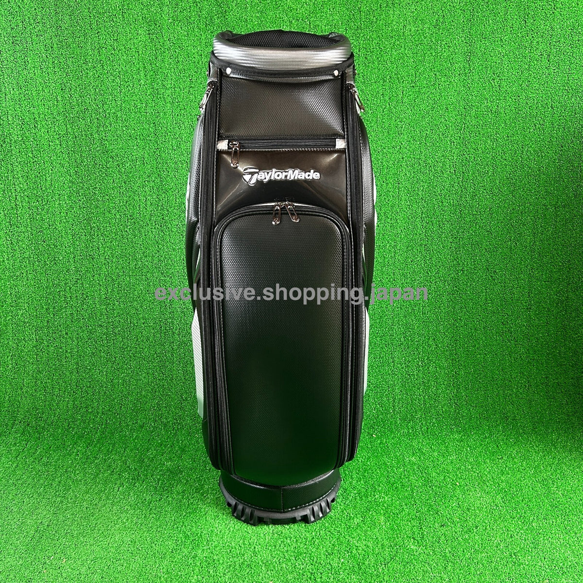 TaylorMade Golf Auth-tech Cart Bag 9 x 47in 4-way 2025 Model Black / Gunmetal