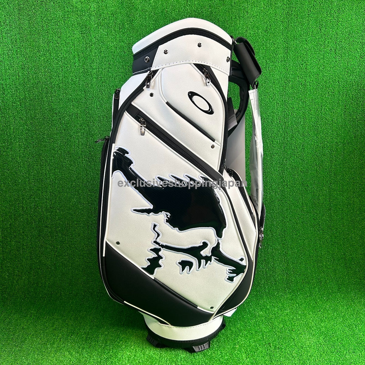 Oakley Golf Cart Bag Skull 18.0 5 x 47in 5-way Divider Pockets White 2025 Model