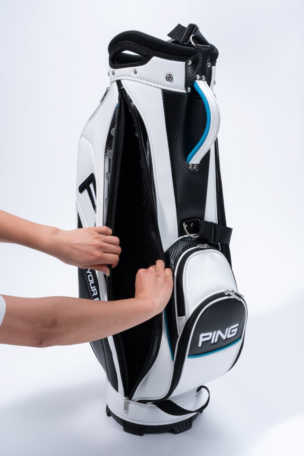 Ping Golf XLT Cart Bag 9in Khaki 5-way Divider 2026 Model 2.9kg Lightweight Men
