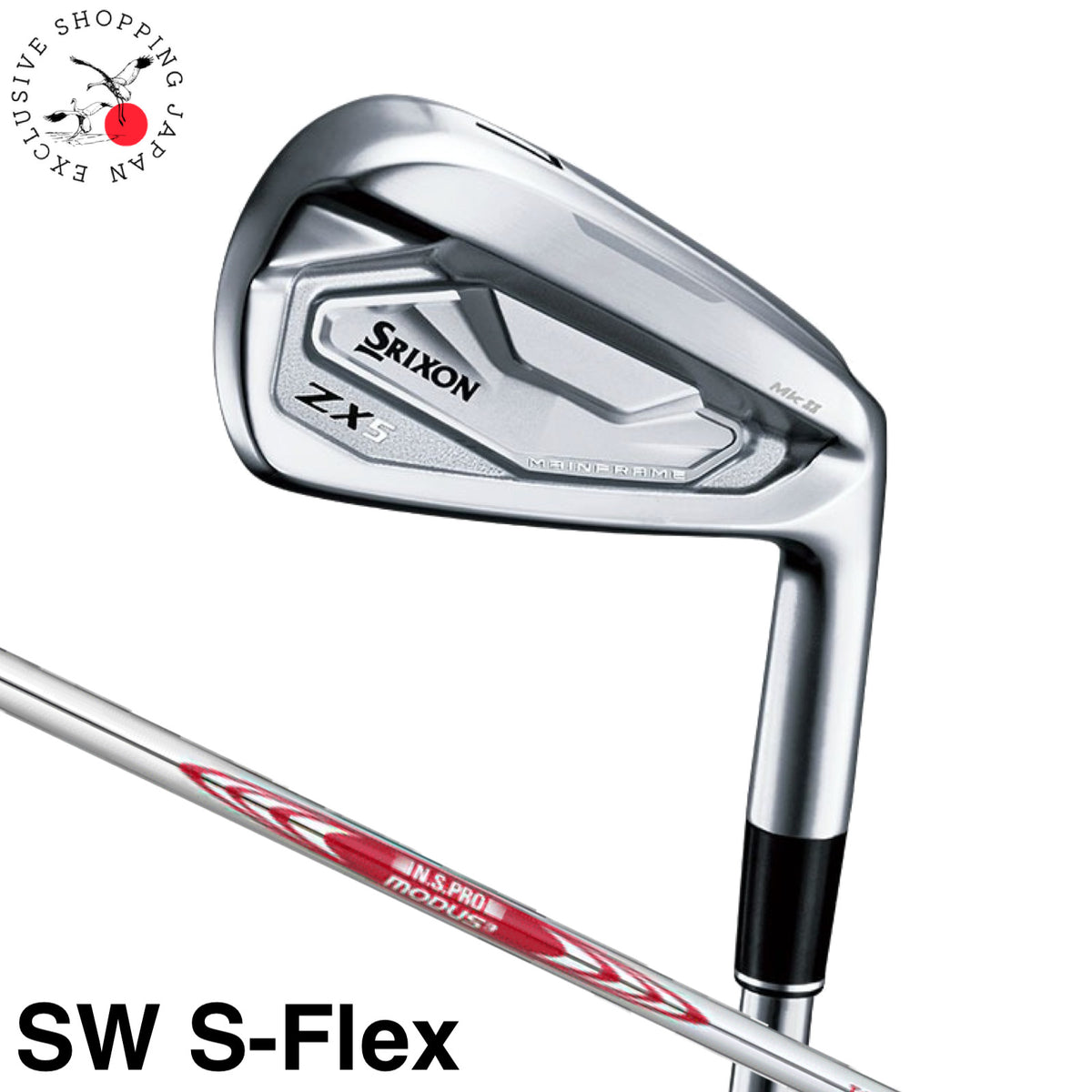 SRIXON ZX5 Mk II Iron Wedge SW S-Flex N.S.Pro Modus3 Tour 105 DST Steel Shaft JP