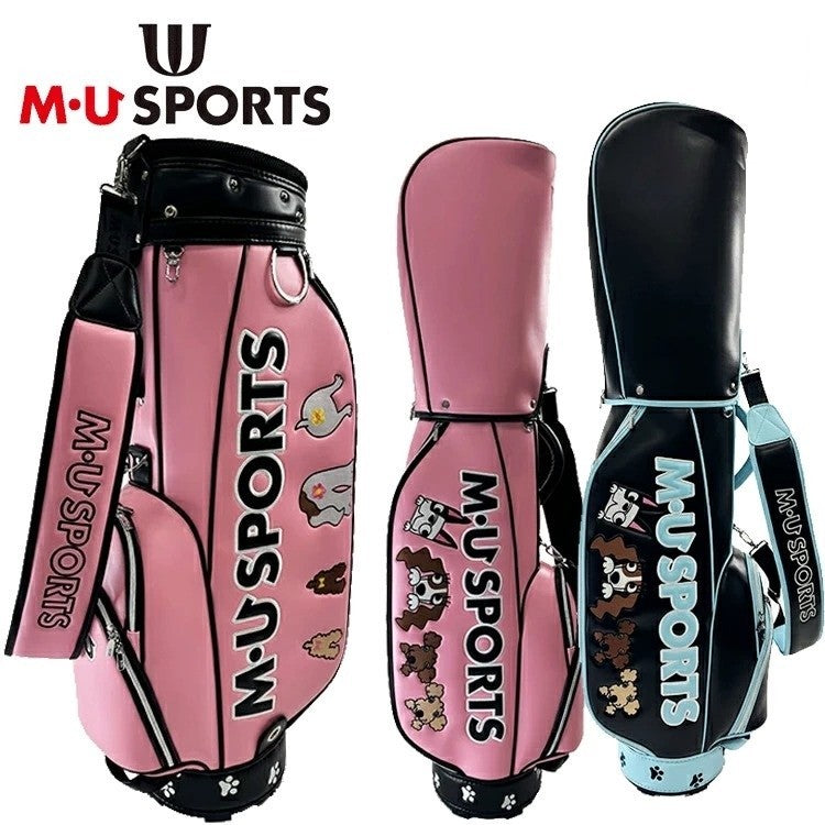 MU SPORTS Golf Cart Bag Pink 8.5in 5-way Divider 3.8kg Popular Reissue Model New