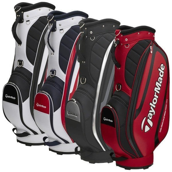 TaylorMade Golf True Light Cart Bag 9x 47" 5-way Lightweight 2026 White/Navy/Red