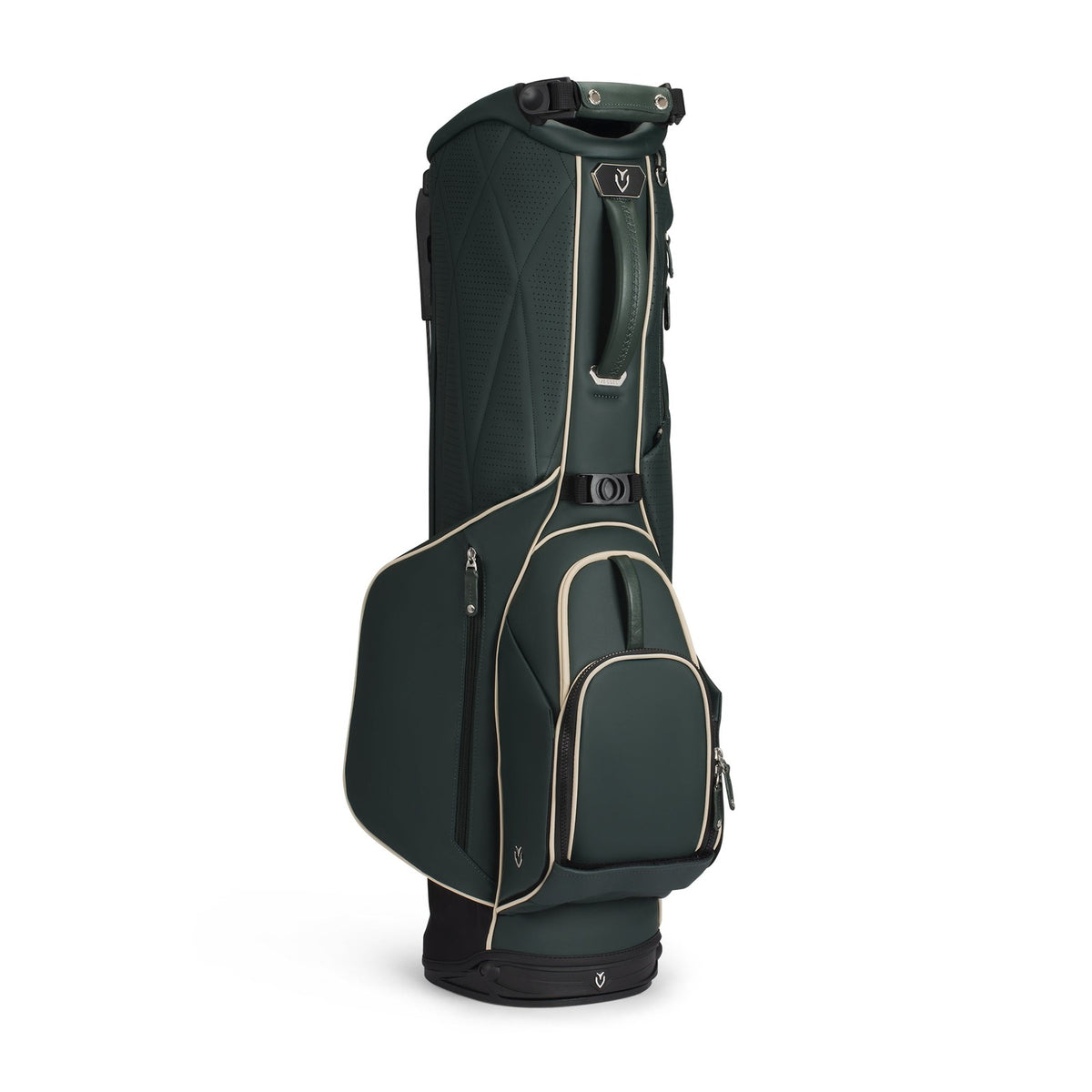 VESSEL Lux Stand Carry Golf Bag Crewe Design 4-Way Divider Cascade Green Limited