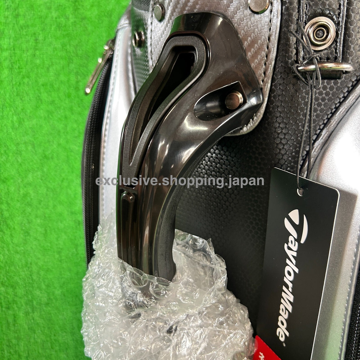 TaylorMade Golf Auth-tech Cart Bag 9 x 47in 4-way 2025 Model Black / Gunmetal
