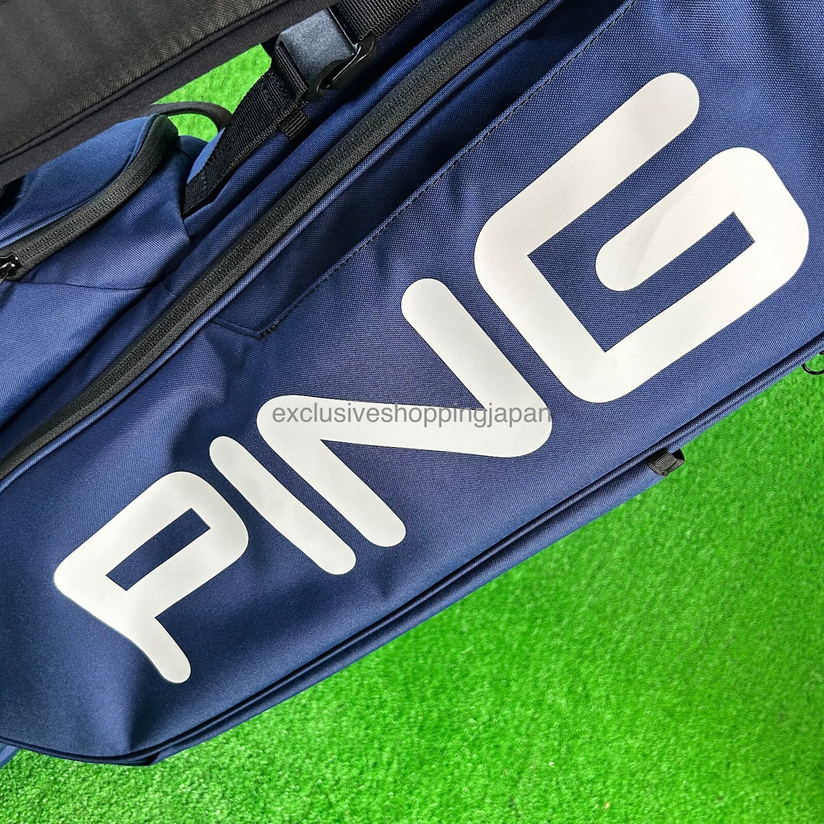 Ping Golf Hoofer Lite Custom Carry Stand Bag 8.5in 4-way Lightweight Navy/White