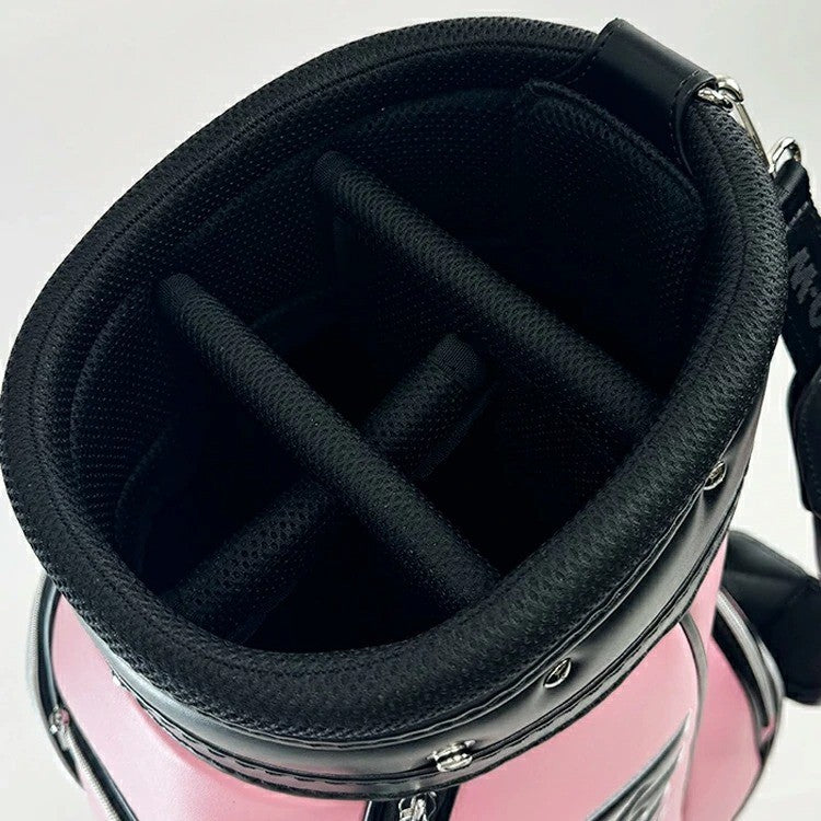 MU SPORTS Golf Cart Bag Pink 8.5in 5-way Divider 3.8kg Popular Reissue Model New