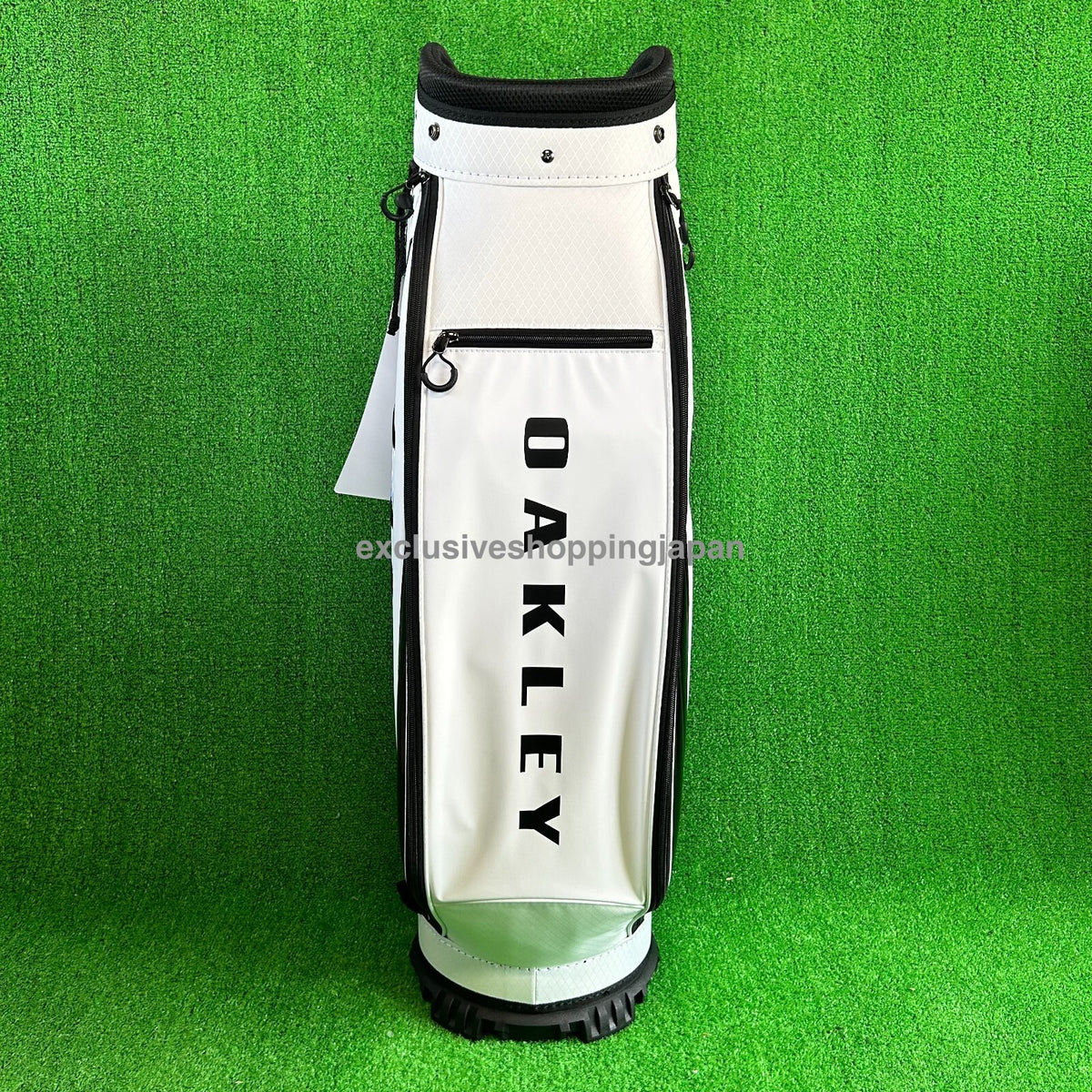 Oakley Golf Cart Bag 9.5 x 47inch 18.0 2025 Model 5-way Ellipse Logo PU White
