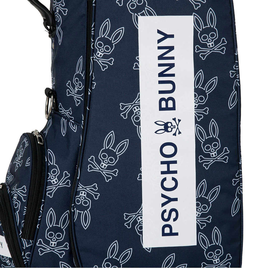 Psycho Bunny LWG Lightweight Golf Stand Carry Bag 4-Way Divider Navy 2026 New