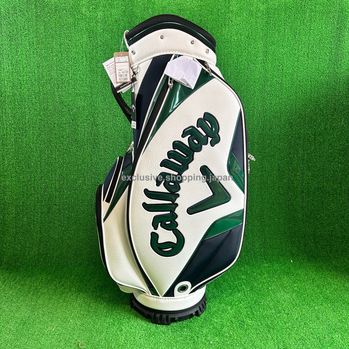 Callaway Golf Exia Cart Bag 25JM 9.5 x 47inch 5-way 4.0kg 2025 White/Green New