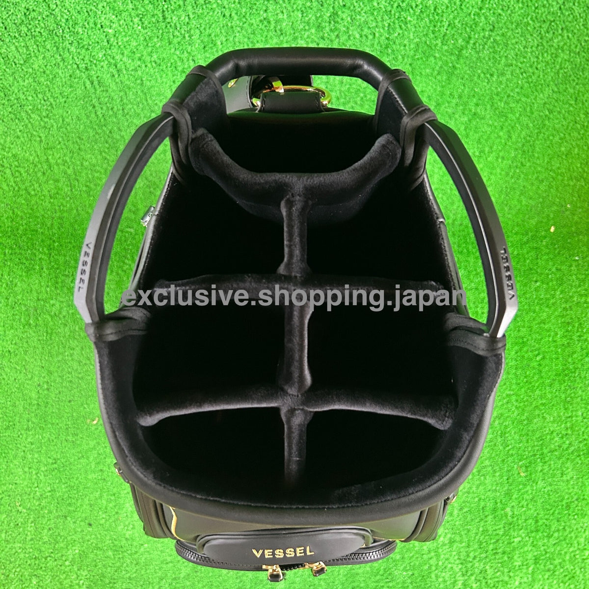 VESSEL Golf LUX 7 JP 2.0 Cart Bag Japan Exclusive 9 x 47in 7-way 2025 Kintsugi