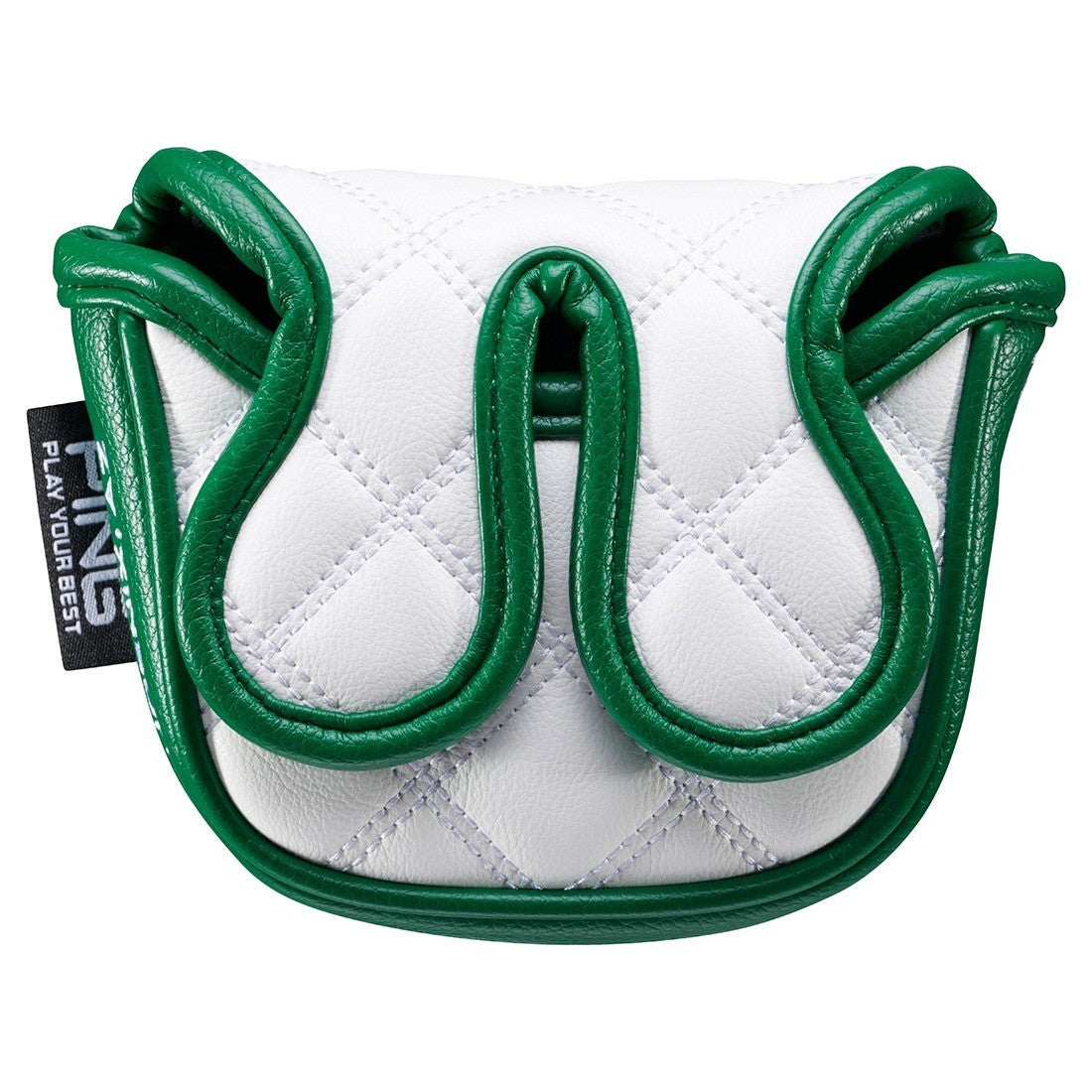 PING Mr.Ping Quilted Mallet Putter Head Cover White Headcover 2026 Golf New Men