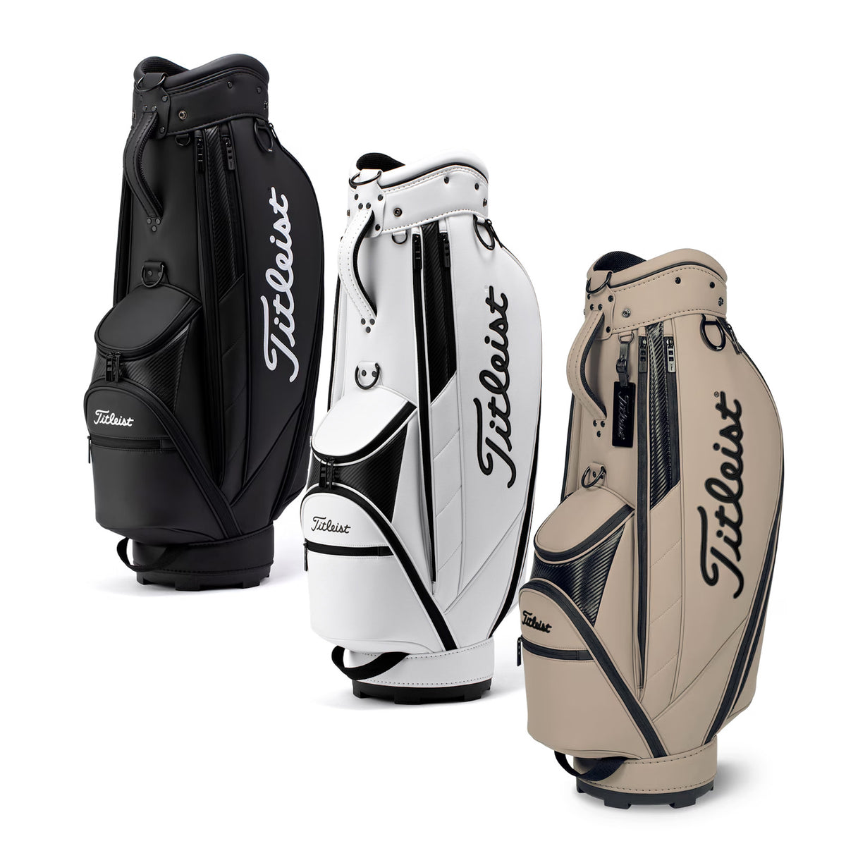Titleist Golf Core Essential Cart Bag 9 x 47" 5-way Divider 3.1kg 2024 Khaki Men
