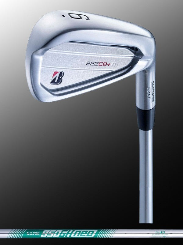 Bridgestone 222CB+ Iron Set 6pcs #5-9,pw S-Flex N.S.PRO 950GH neo Steel Shaft RH
