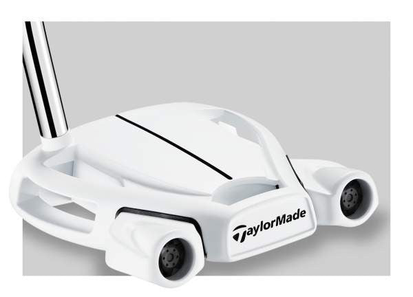 TaylorMade Spider Ghost White Putter Double Bend N7534627 Mallet 35" Steel Shaft