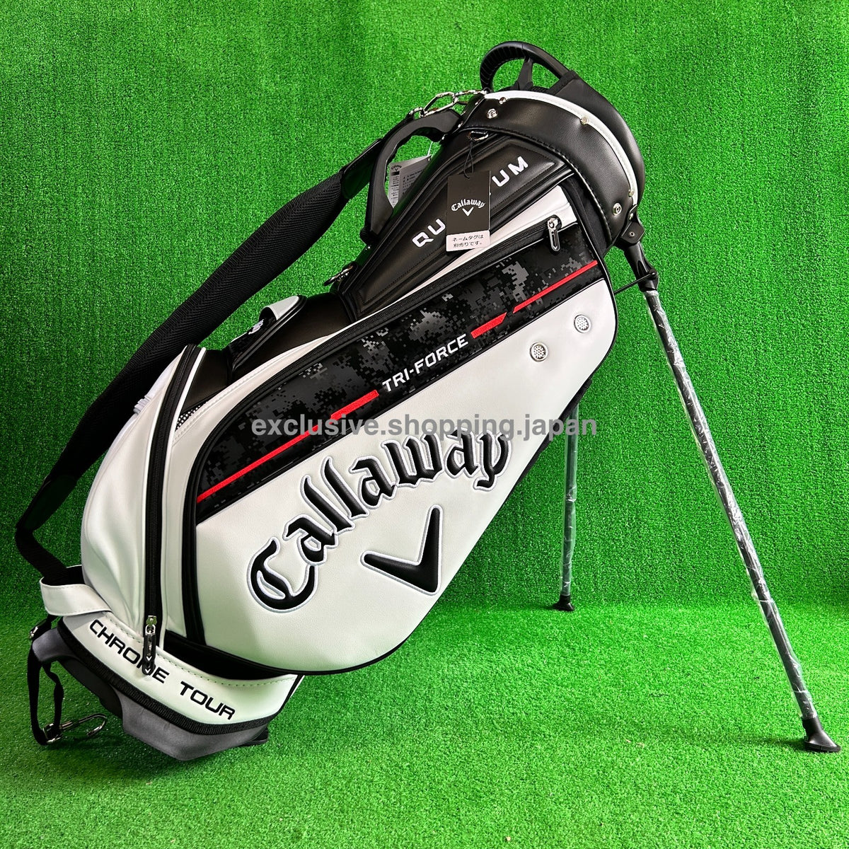 Callaway Golf Tour 26 JM Quantum Carry Stand Bag 9 x 47" White/Black/Red 2026