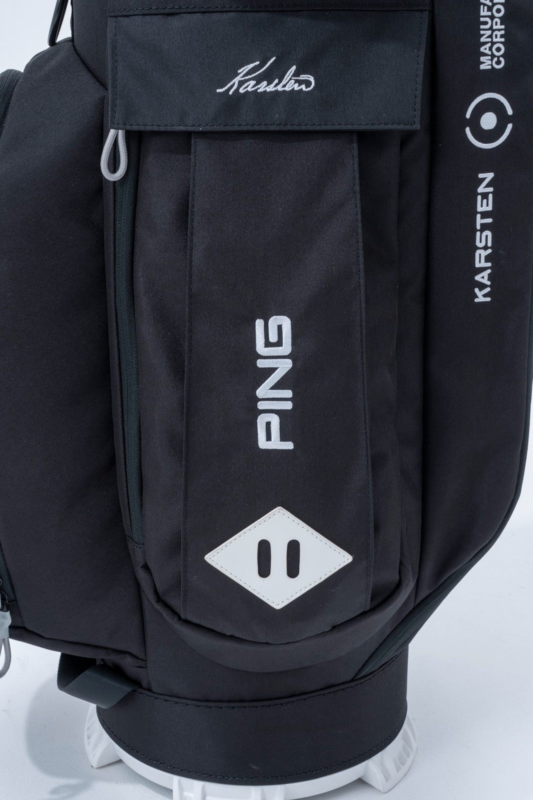 PING Arizona Casual Cart Bag 4-Way Divider 9in Black Lightweight Polyester 2026